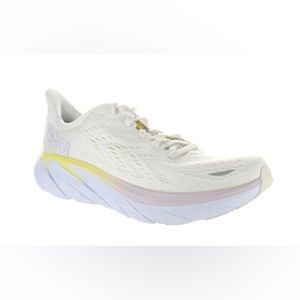 Hoka Women’s Clifton 8 Blanc de Blanc shoes.